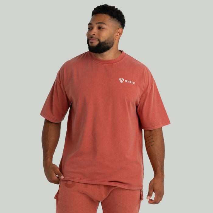 STRIX Oversized Tee Washed Terra  S