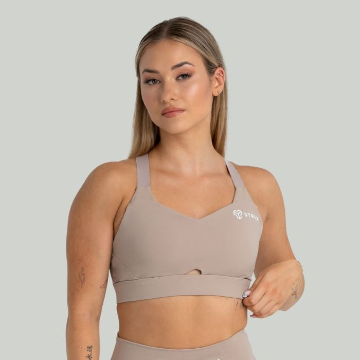 STRIX Športová podprsenka Taupe  XS
