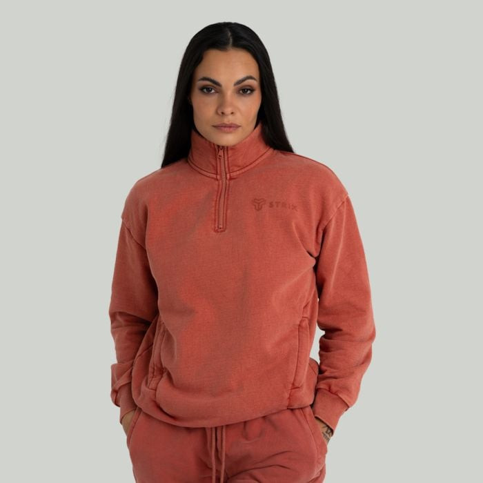 STRIX Dámska mikina Washed Terra  M