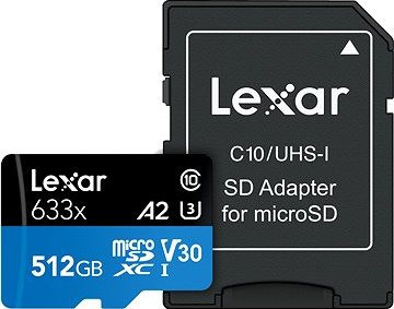 Lexar microSDXC 633x 512 GB