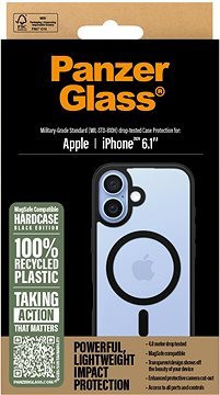 PanzerGlass Kryt Apple iPhone 16 HardCase MagSafe čierny