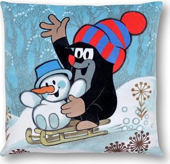 Vankúš Krtko 30 × 30 cm, zima