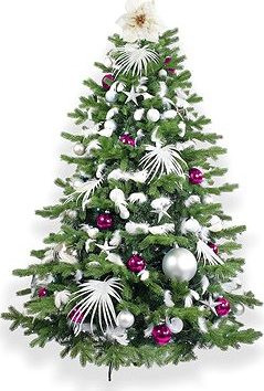 LAALU Ozdobený stromček POLÁRNA RUŽOVÁ II 300 cm s 222 ks ozdôb a dekorácií