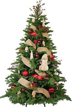 LAALU Ozdobený stromček TAJOMSTVO LESA 240 cm, 105 ks ozdôb a dekorácií