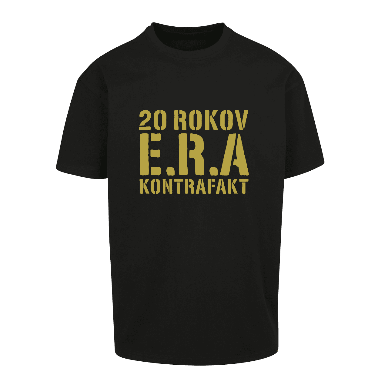 Kontrafakt tričko 20 Rokov E.R.A. Čierna S