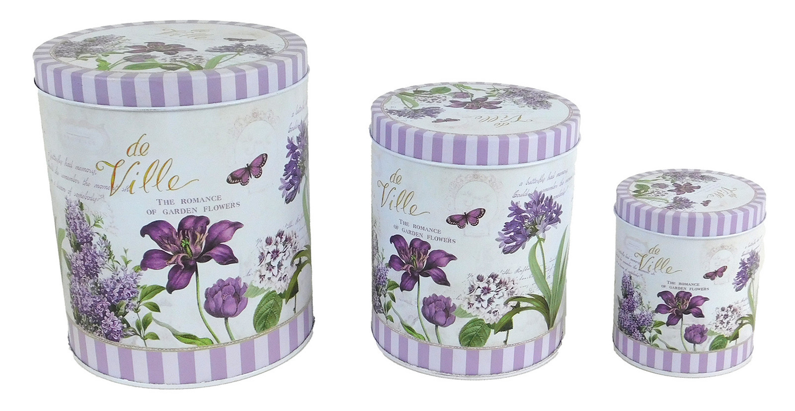 MAKRO - Dóza dekoračná kvet 3ks