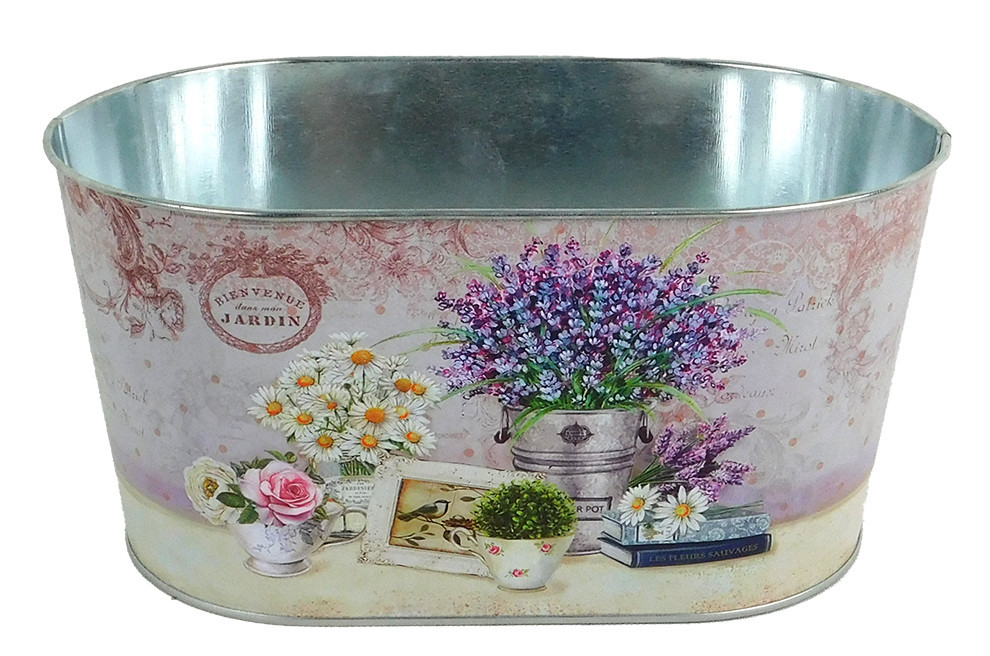 MAKRO - Kvetináč dekoračný ovál 22,5x14x11,5cm