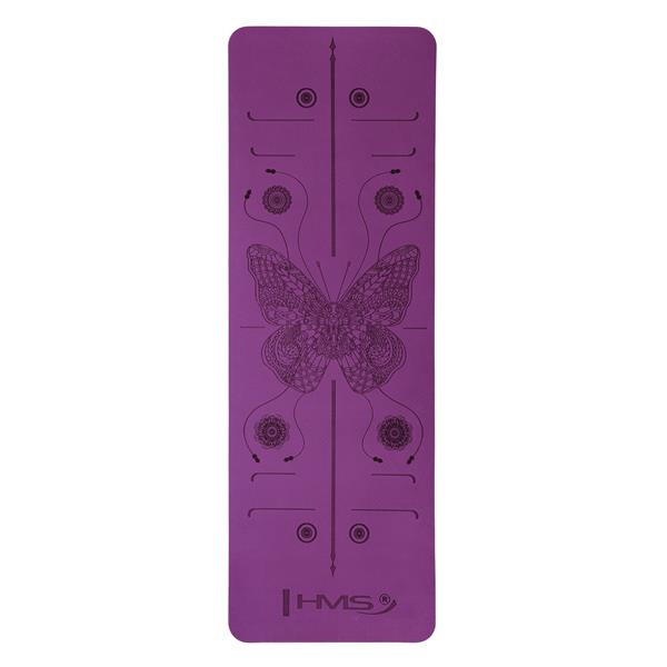 HMS - Podložka na jogu HMS YM10 fialová