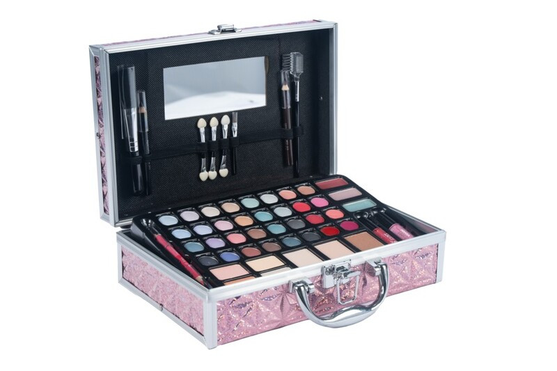 MAC TOYS - Kozmetický kufrík ružový stredný