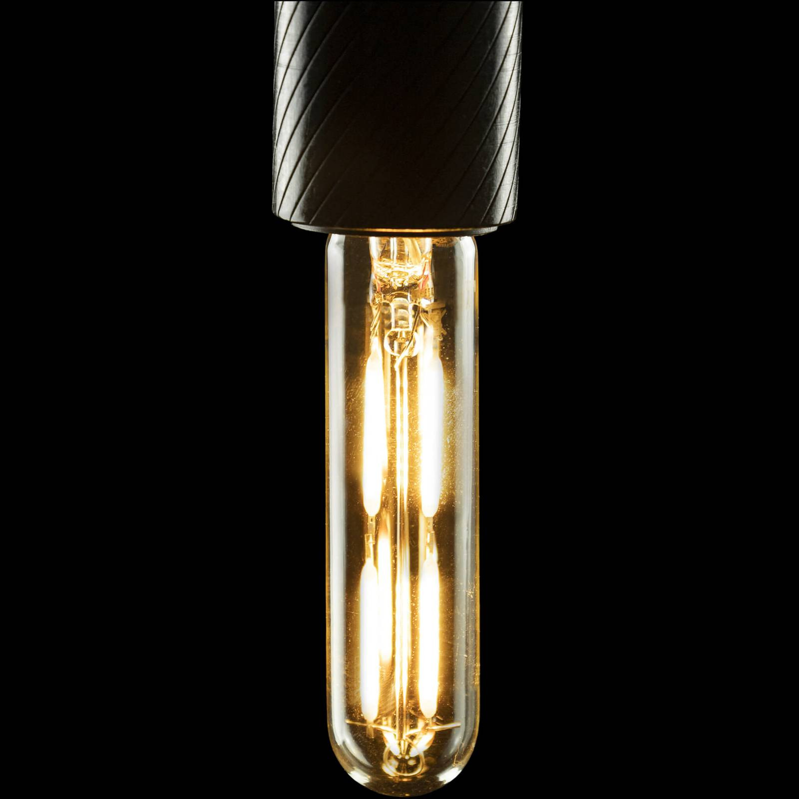 SEGULA LED E14 6W žiarovka 24V DC číra 2 200K stmievateľná