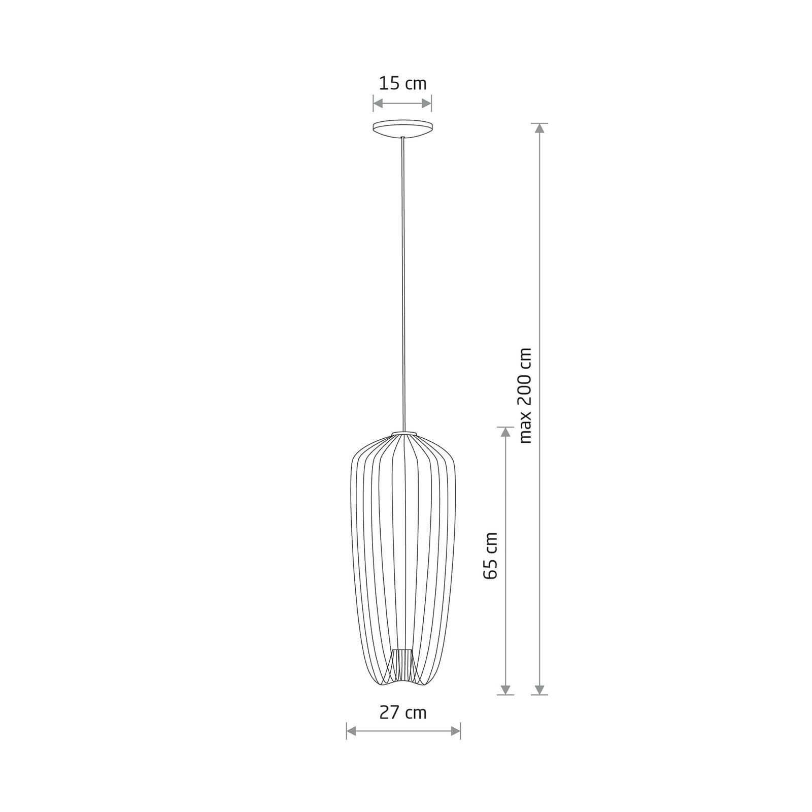 Závesné svetlo Pumpkin S, svetlosivé, Ø 27 cm, kov, GU10