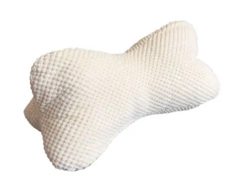 Vankúš na čítanie Lese 18x35 cm, krémový%