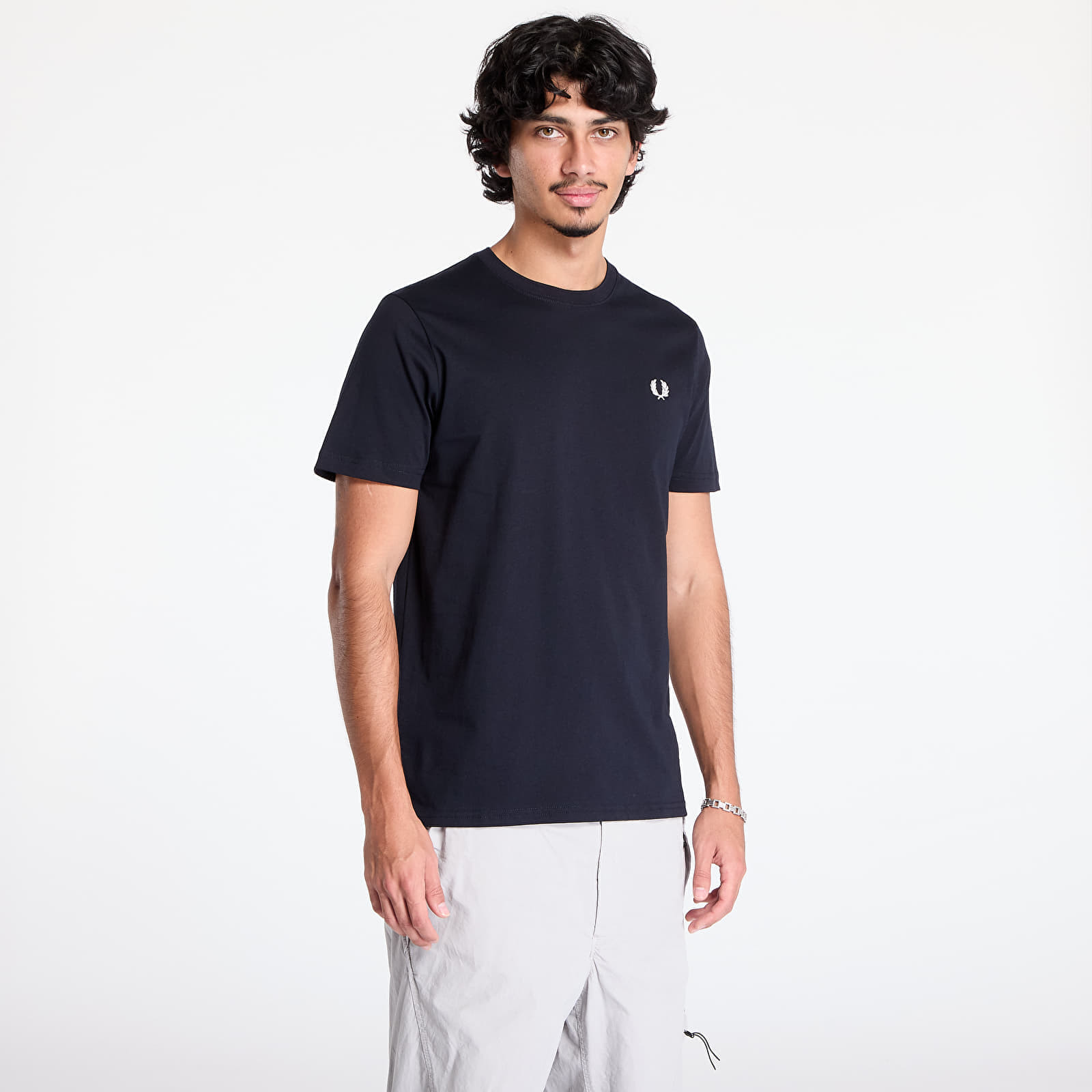 Tričko FRED PERRY Crew Neck T-Shirt Navy S