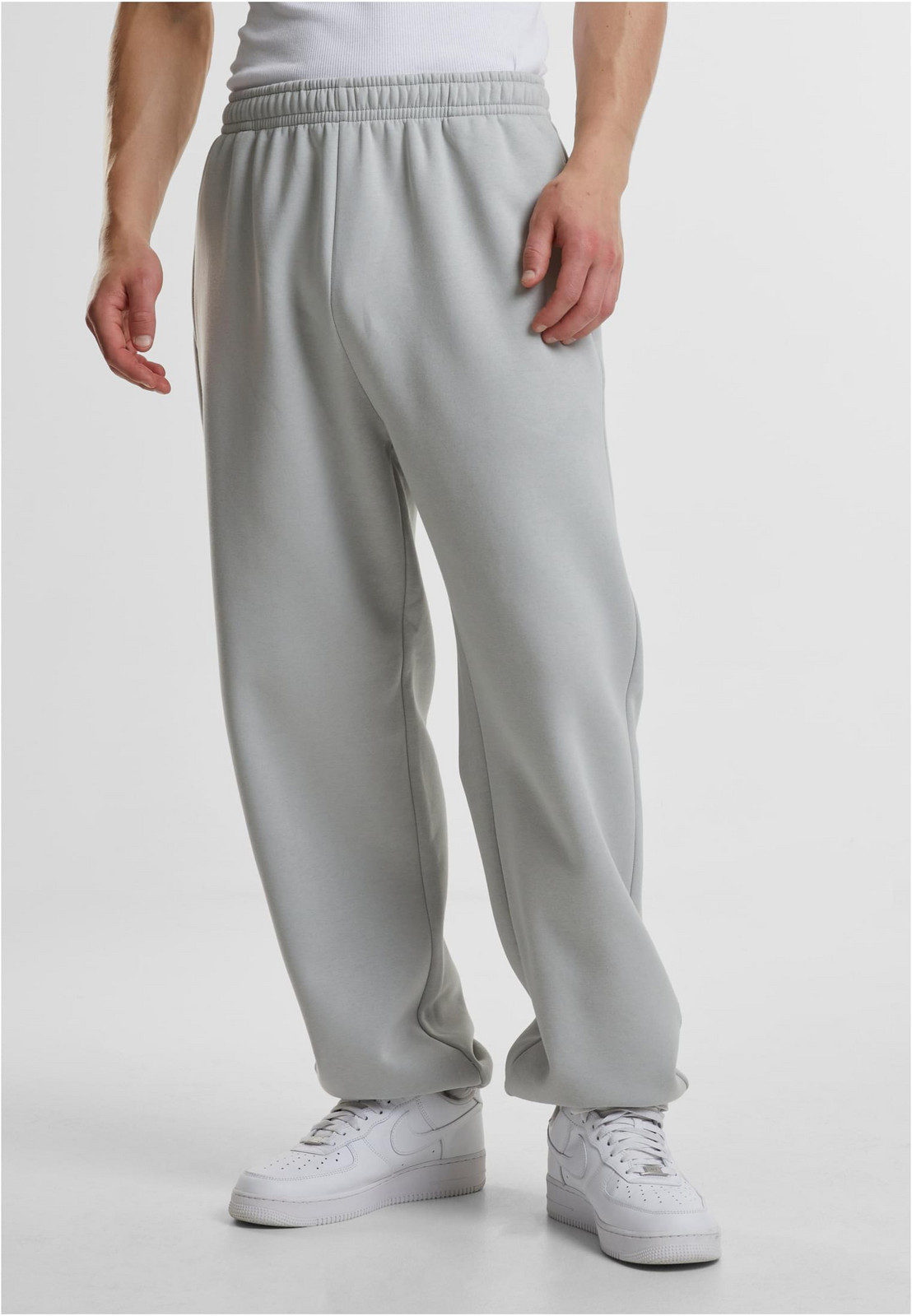 Men's sweatpants Fluffy light asphalt