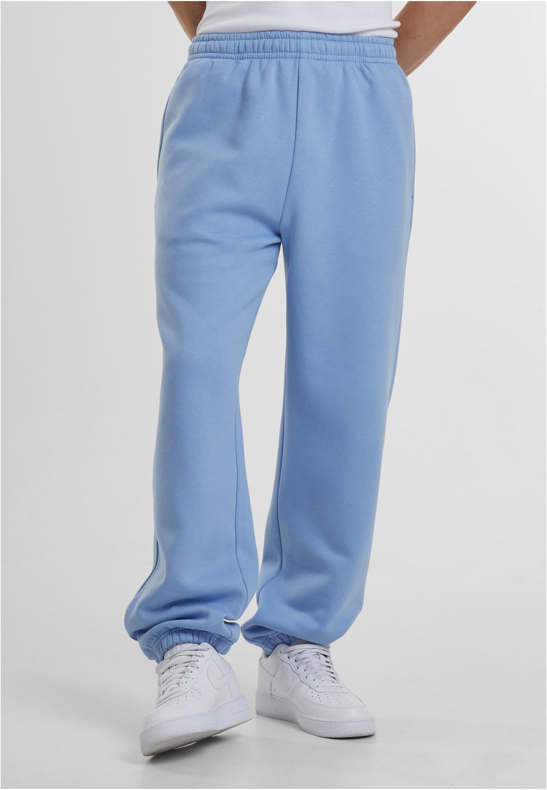 Men's sweatpants Fluffy light blue