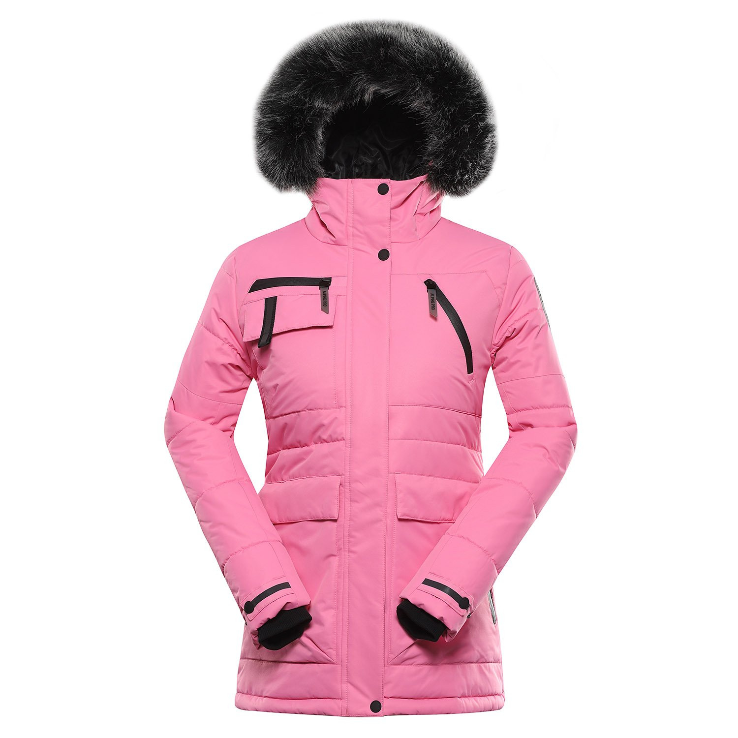 Women's jacket with ptx membrane ALPINE PRO WERDA pink cosmos