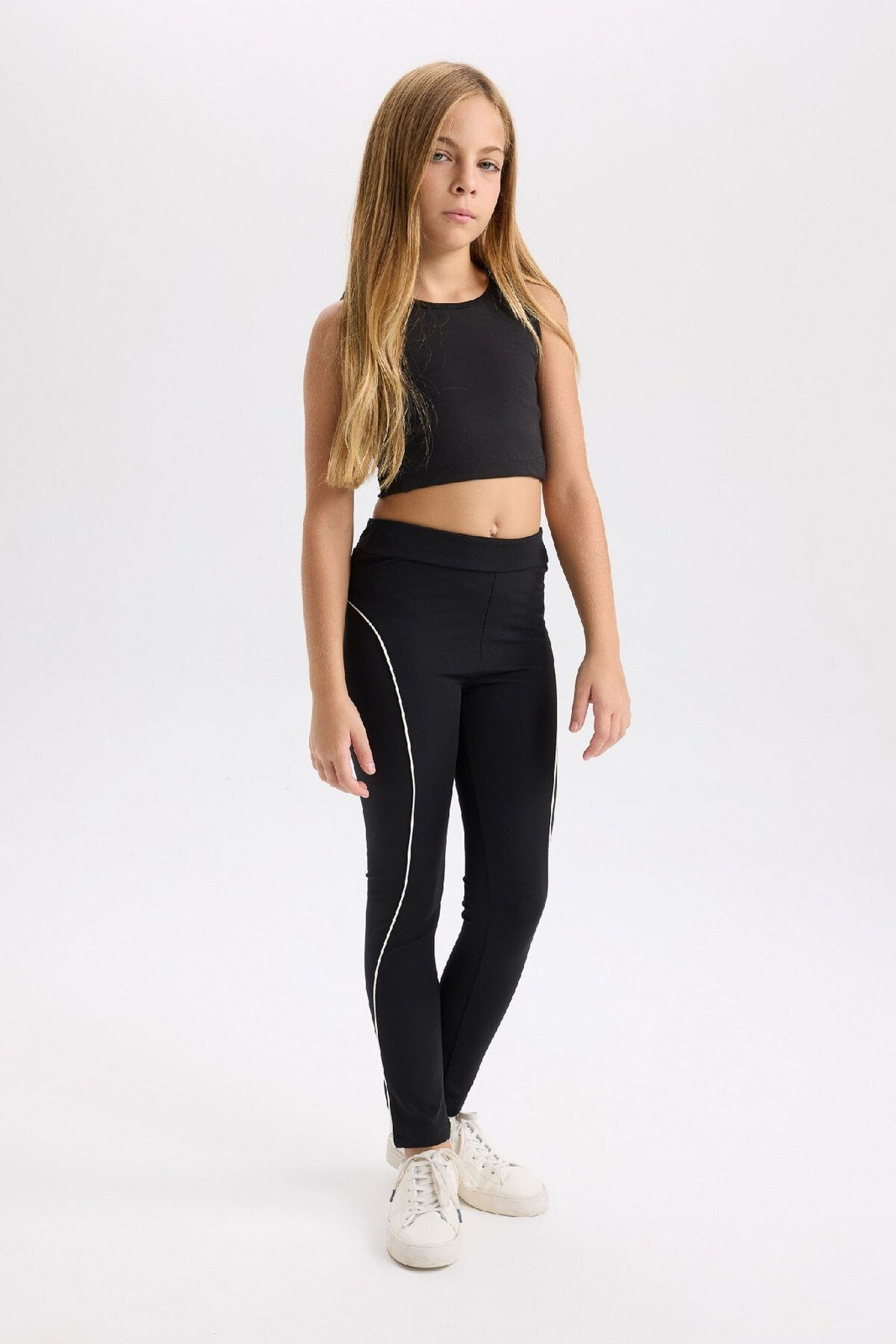 DEFACTO Girl Stripe Detailed Standard Length Leggings
