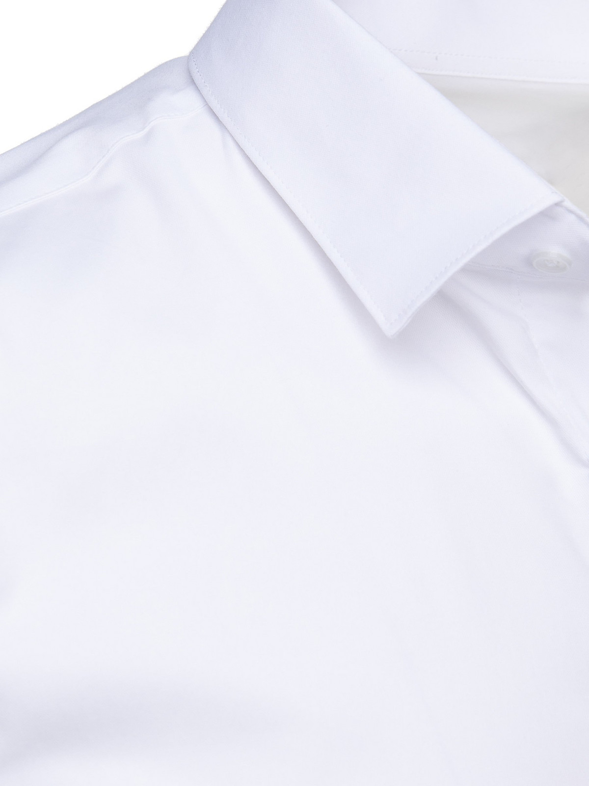 Men's long-sleeved shirt white Dstreet