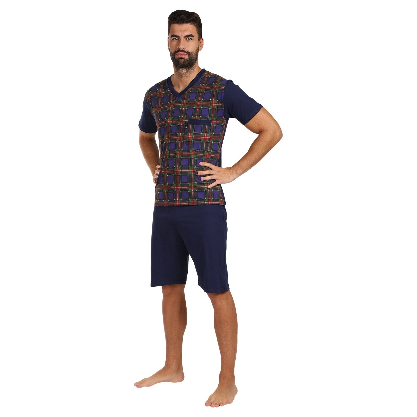 Men's pajamas Foltýn dark blue