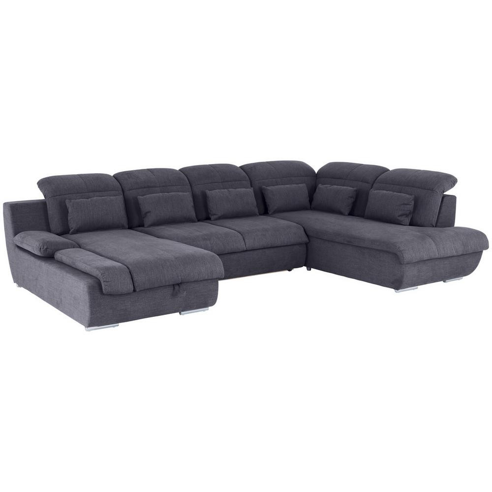 Sedacia súprava MULTI, pravá, tmavomodrá farba