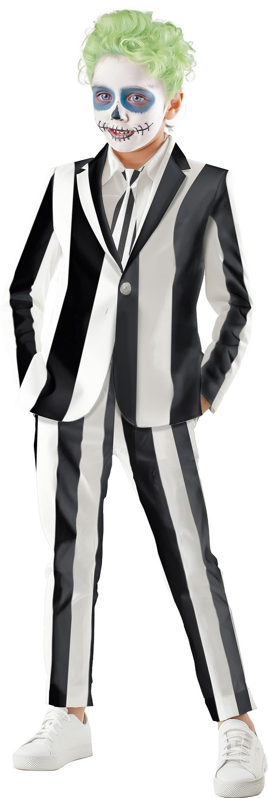 Guirca Detský kostým -  Beetlejuice Veľkosť - deti: S: 101-109 cm
