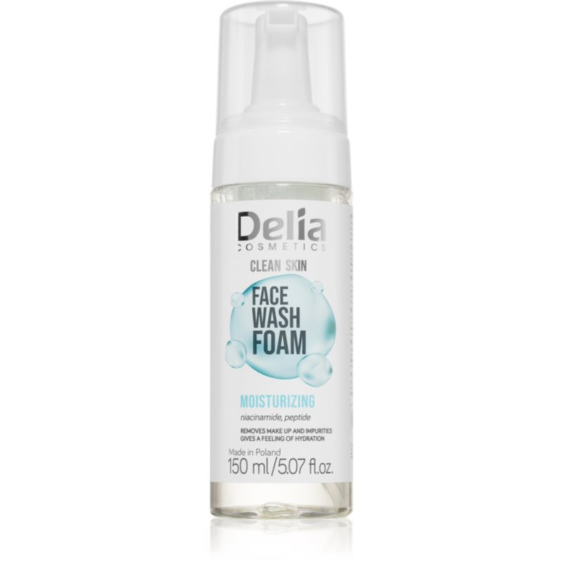 Delia Cosmetics Clean Skin čistiaca pleťová pena s hydratačným účinkom 150 ml