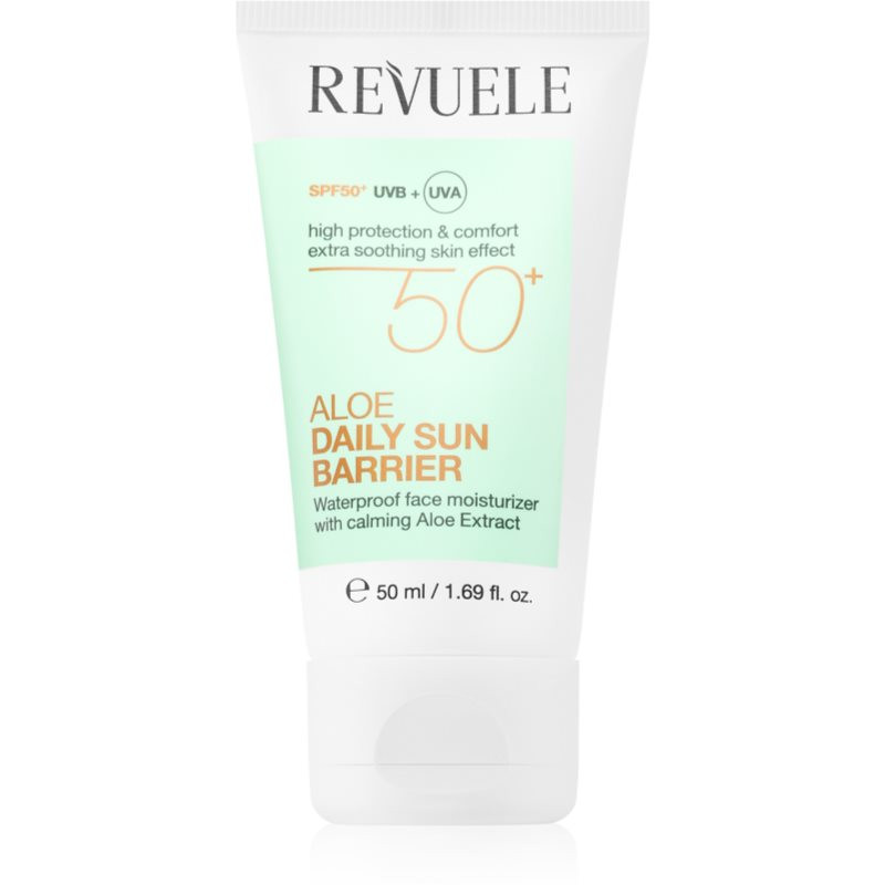 Revuele Daily Sun Barrier Aloe upokojujúci denný krém SPF 50+ 50 ml