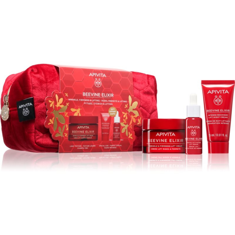 Apivita Beevine Elixir (Rich Texture) vianočná darčeková sada Rich texture (proti vráskam)