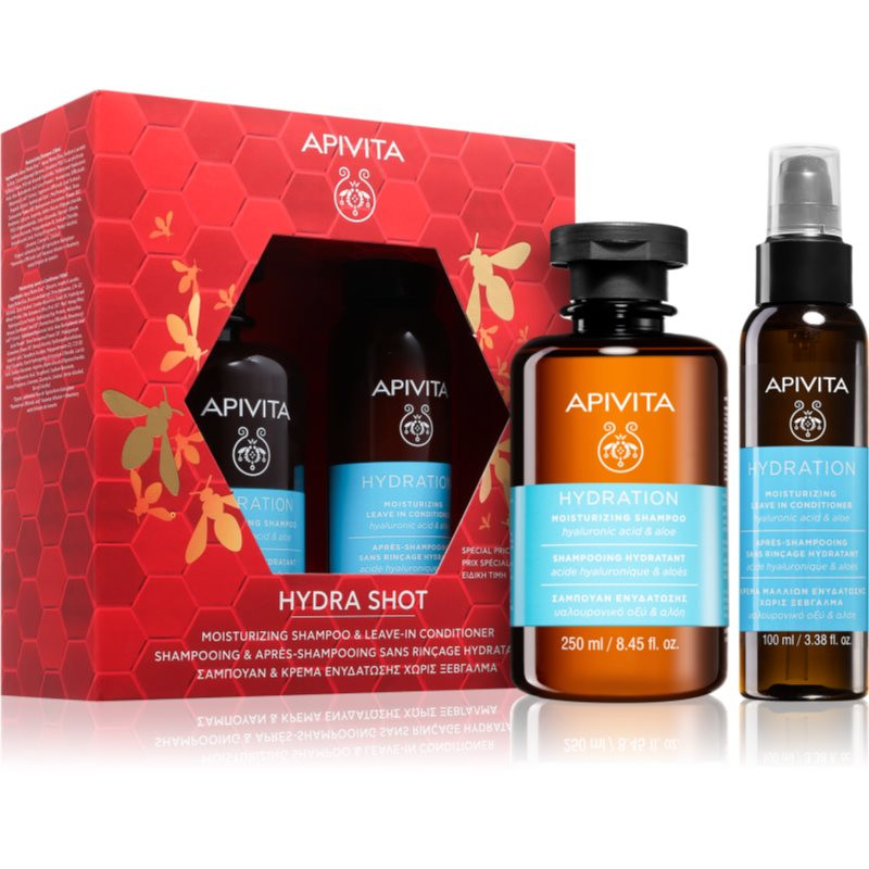 Apivita Hydratation Moisturizing Hydra Shot vianočná darčeková sada (s hydratačným účinkom)