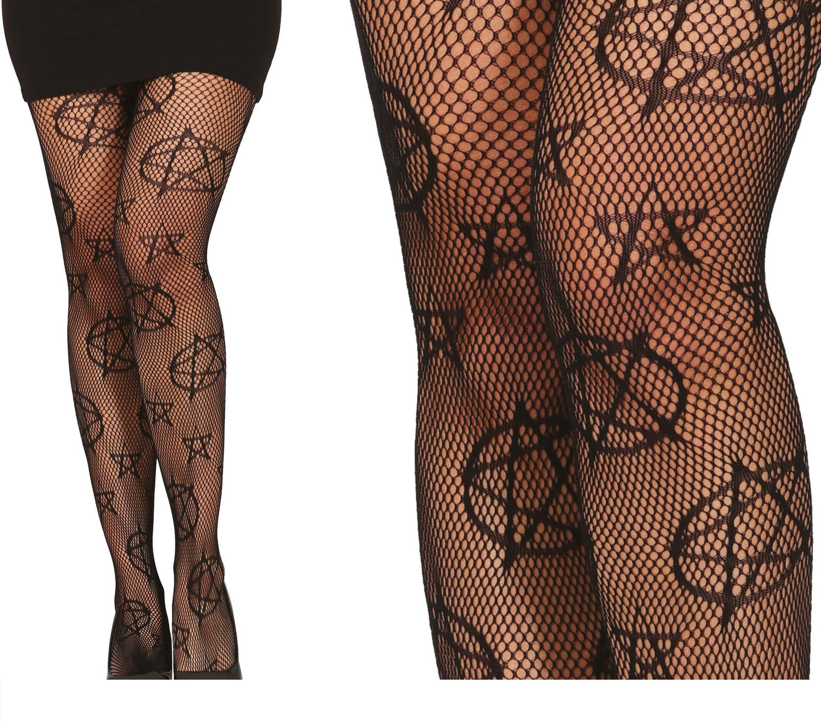 Guirca Dámske pančuchy - Satanistický vzor