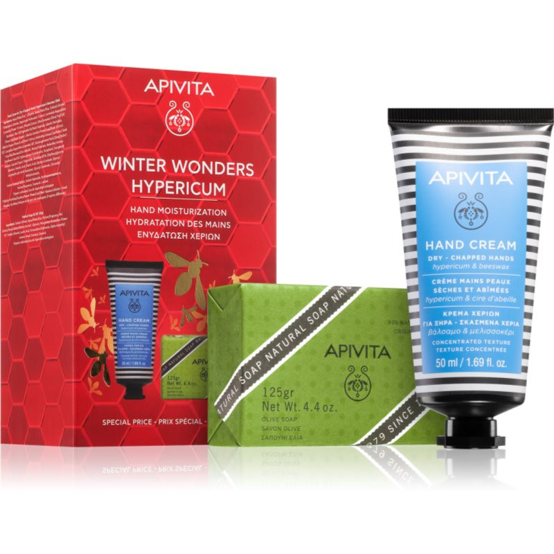 Apivita Hand Care Winter Wonders Hypericum vianočná darčeková sada