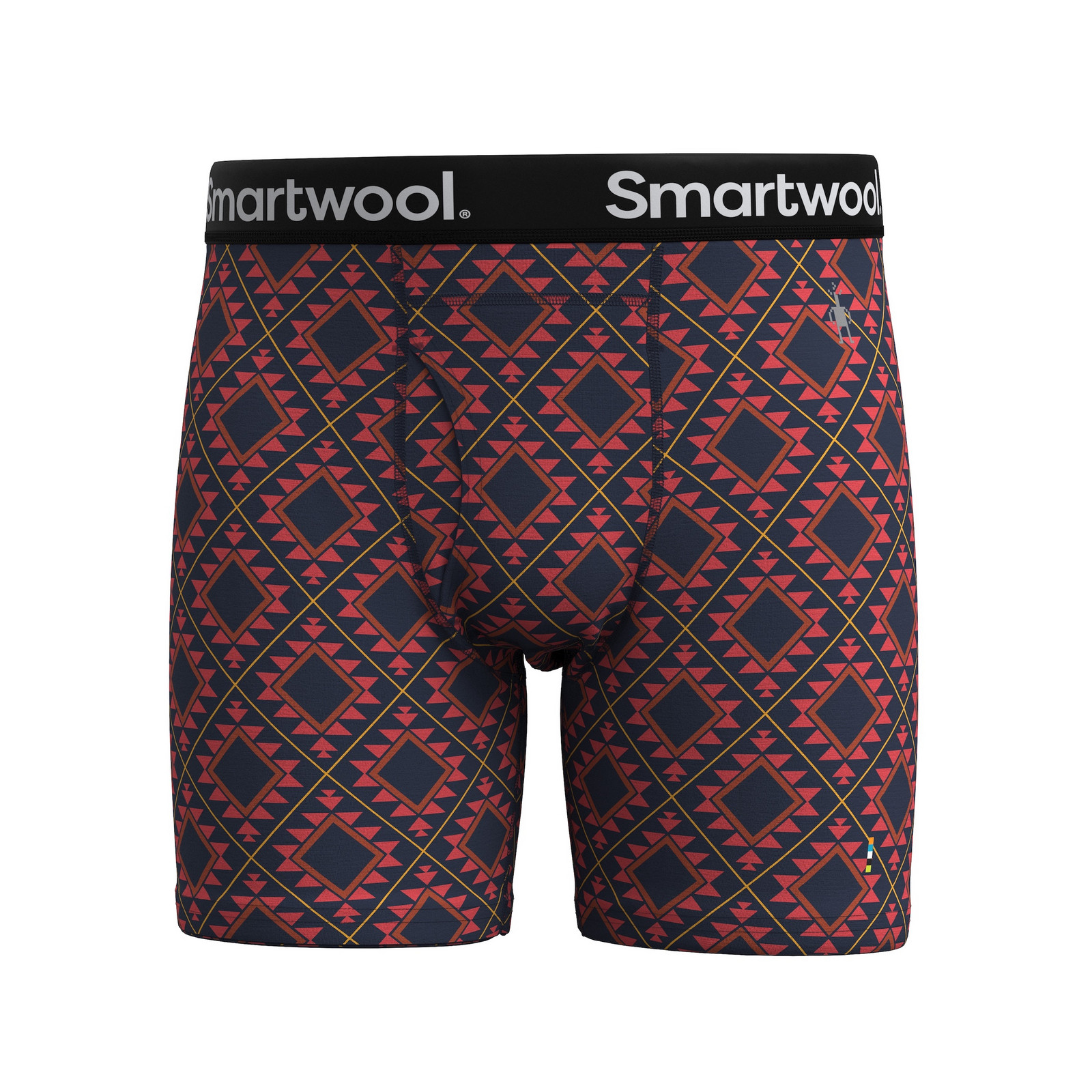 Smartwool M MERINO PRINT BOXER BRIEF BOXED scarlet red Veľkosť: S