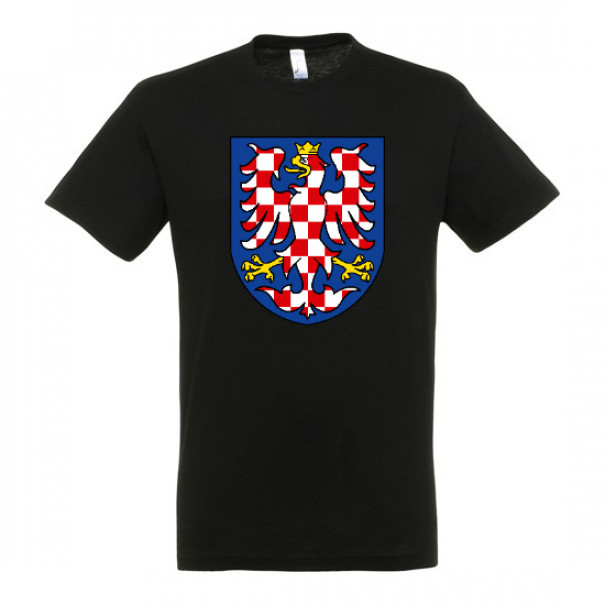 Tričko so symbolom Moravská orlica - čierne, XL