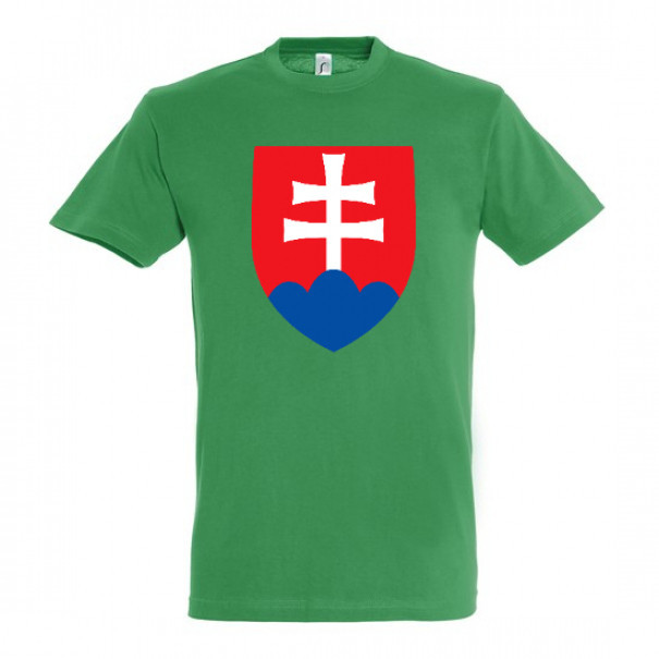 Tričko so symbolom Slovenský znak - zelené, XL