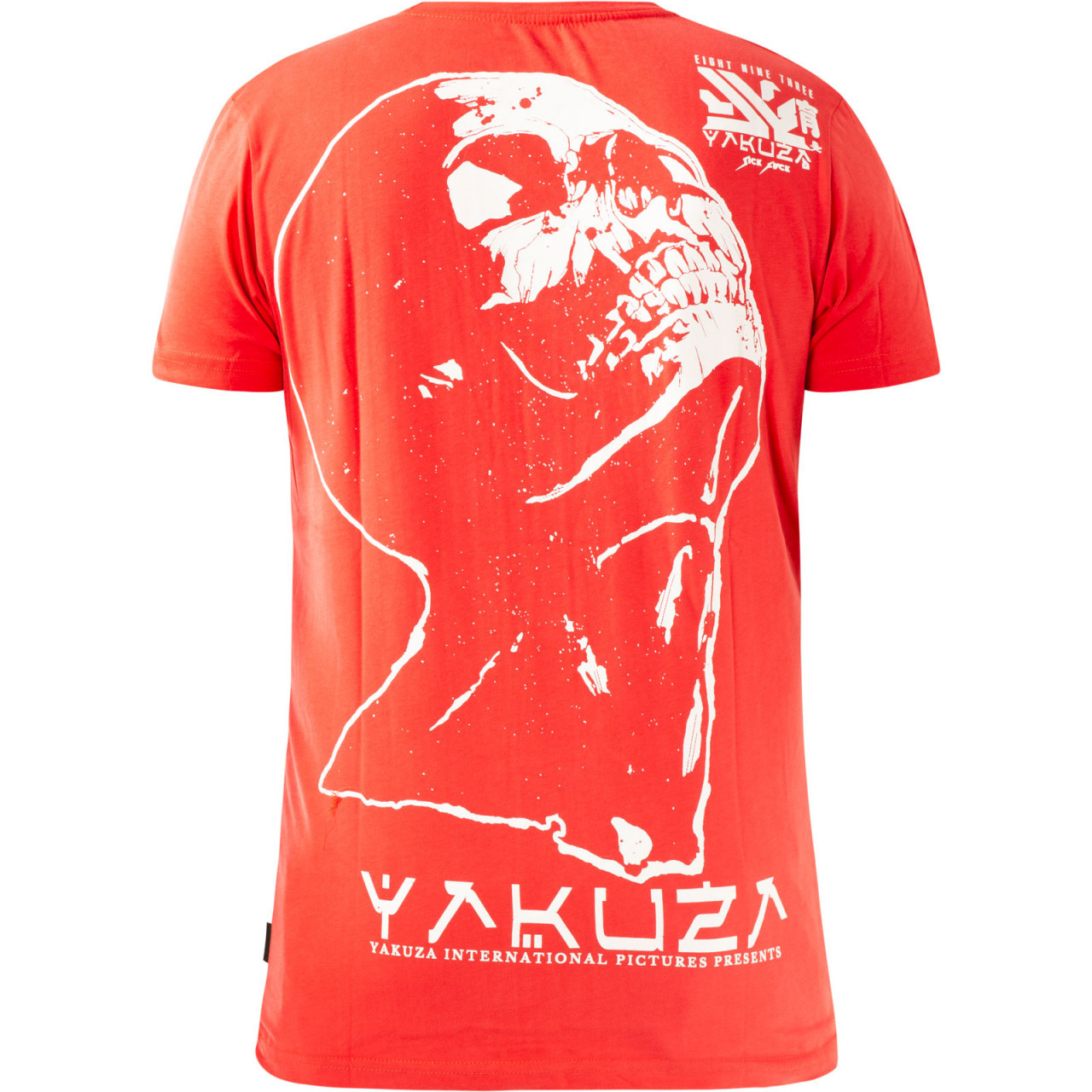 Tričko pánske Yakuza Zombie - červené-biele, M