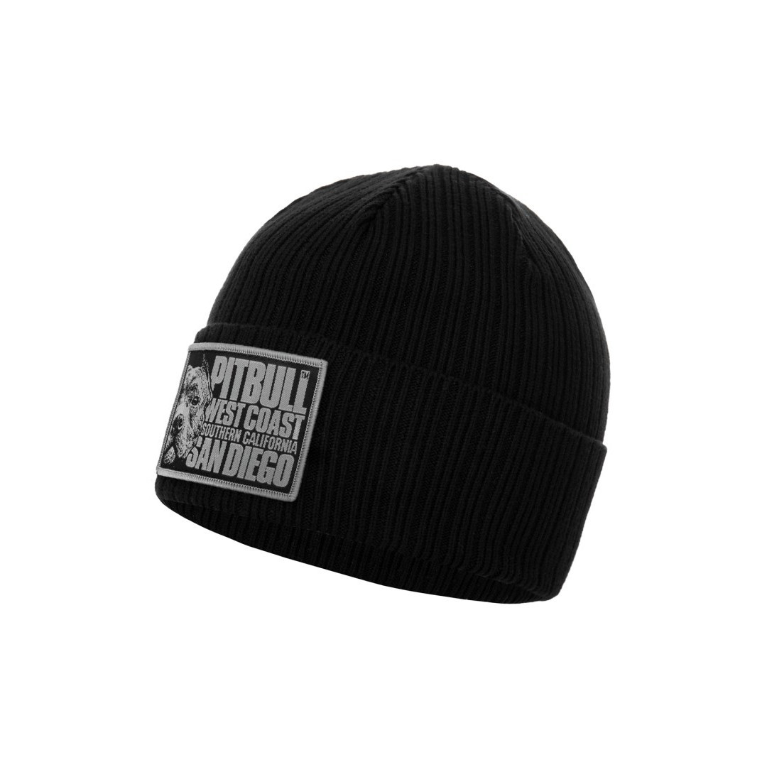Čiapka zimná PitBull West Coast Silvas Blood Dog - čierna