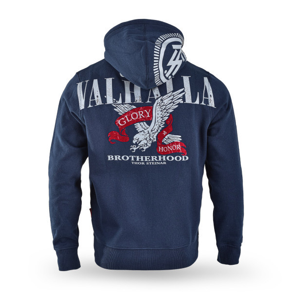 Mikina so zipsom Thor Steinar Valhalla - navy, M