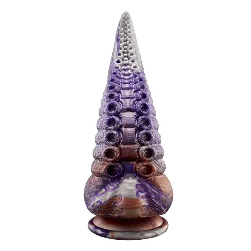 Tyrian  Anální kolík/ dildo 22 cm - fialové