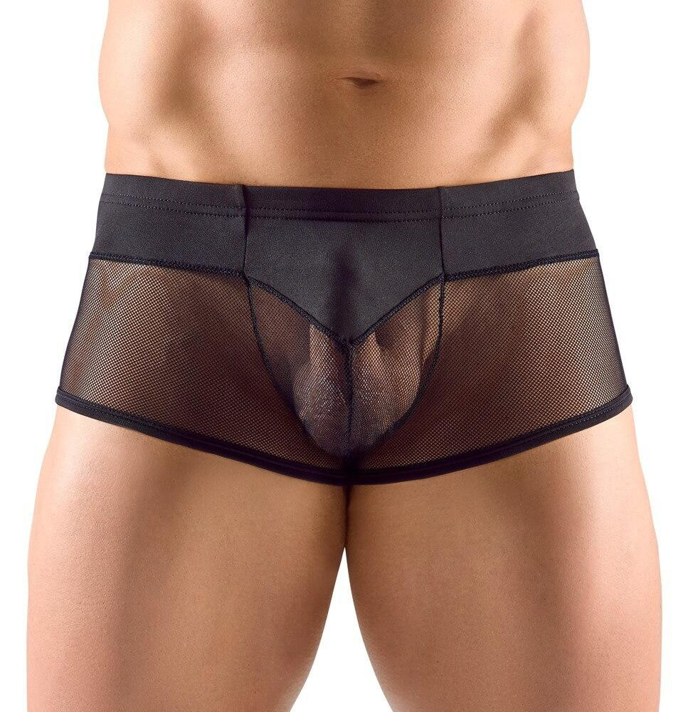 Svenjoyment Boxerky ze síťoviny - černé: M