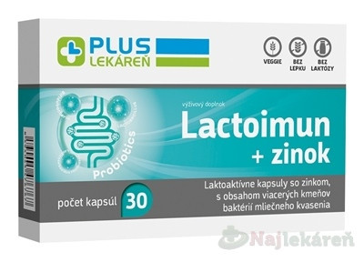 PLUSKA LACTOIMUN + ZINOK 30CPS