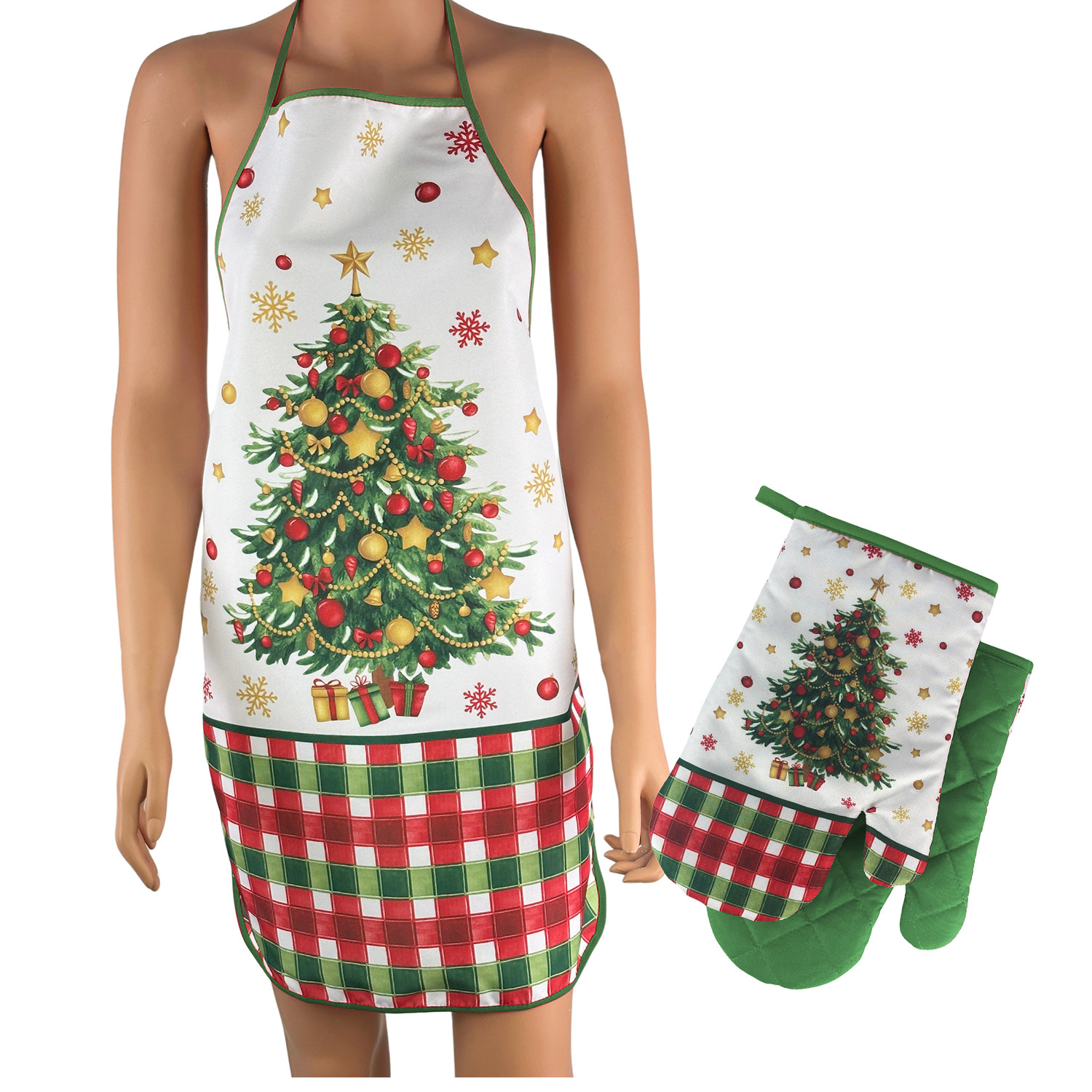 MAKRO - Sada chňapka+zástera Stromček