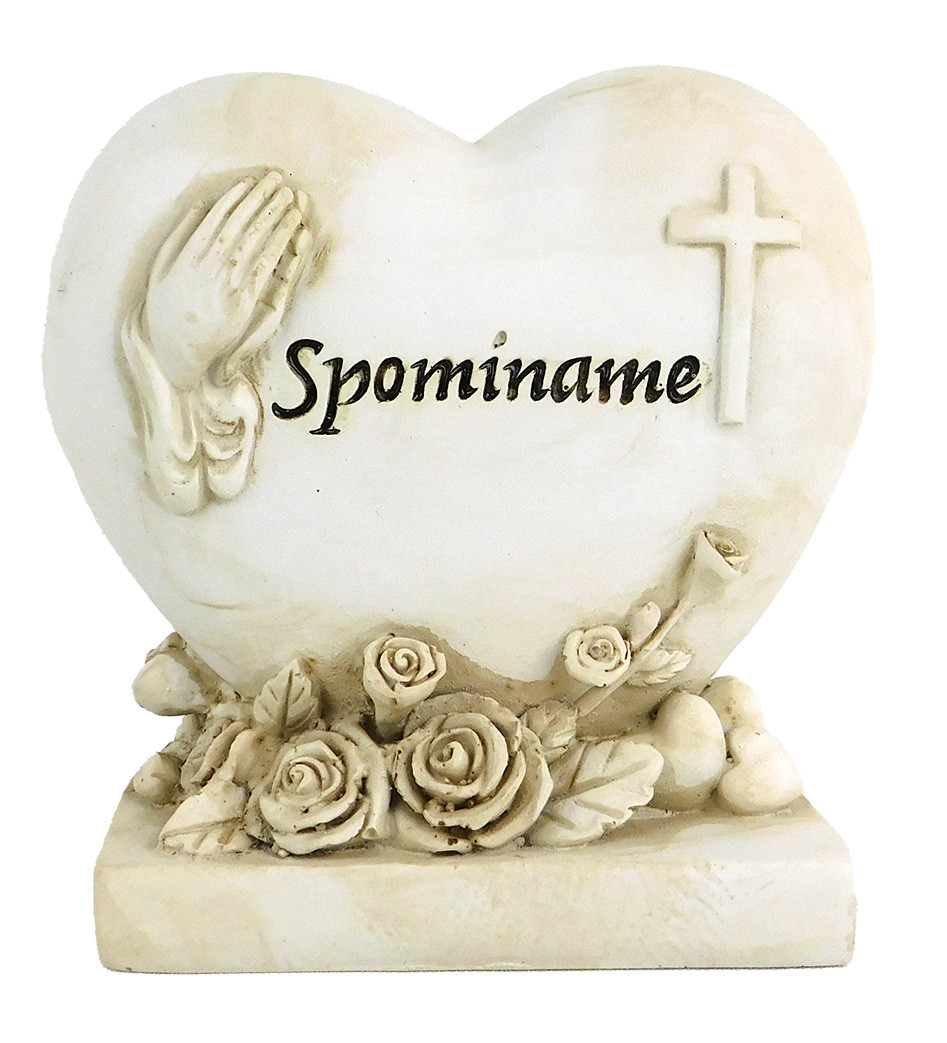 MAKRO - Srdce - spomíname 15x15cm