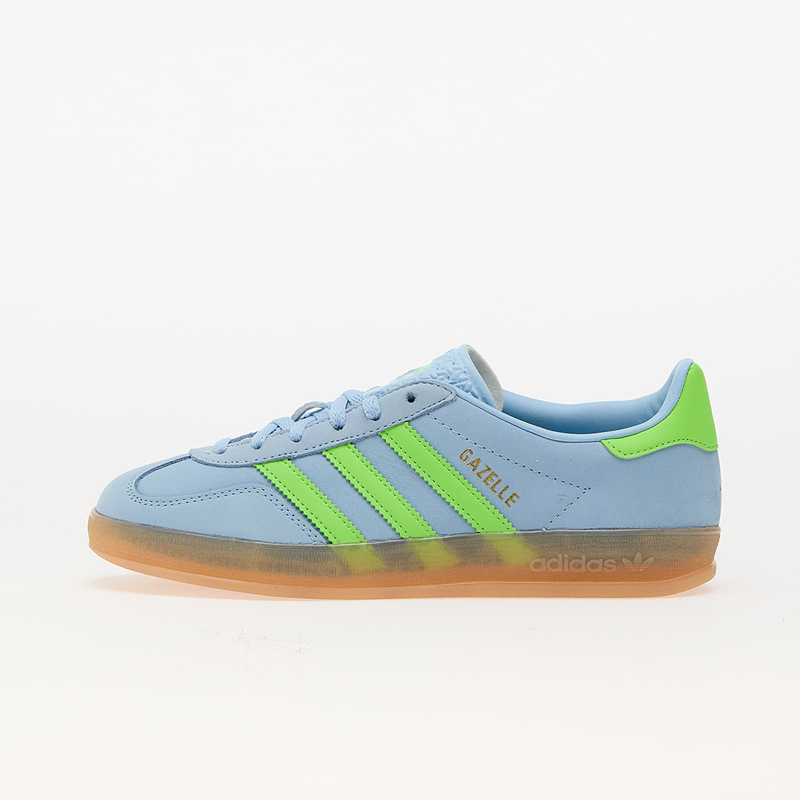 Tenisky adidas Gazelle Indoor W Clear Sky/ Solar Green/ Gum EUR 35 1/2