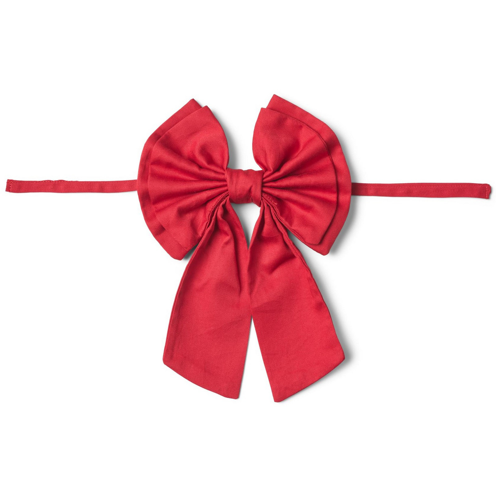 Vianočná dekorácia BOW TIE, červená, bavlna, Humdakin