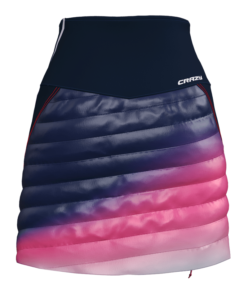Zateplená sukňa Crazy Idea SKIRT CHANNEL