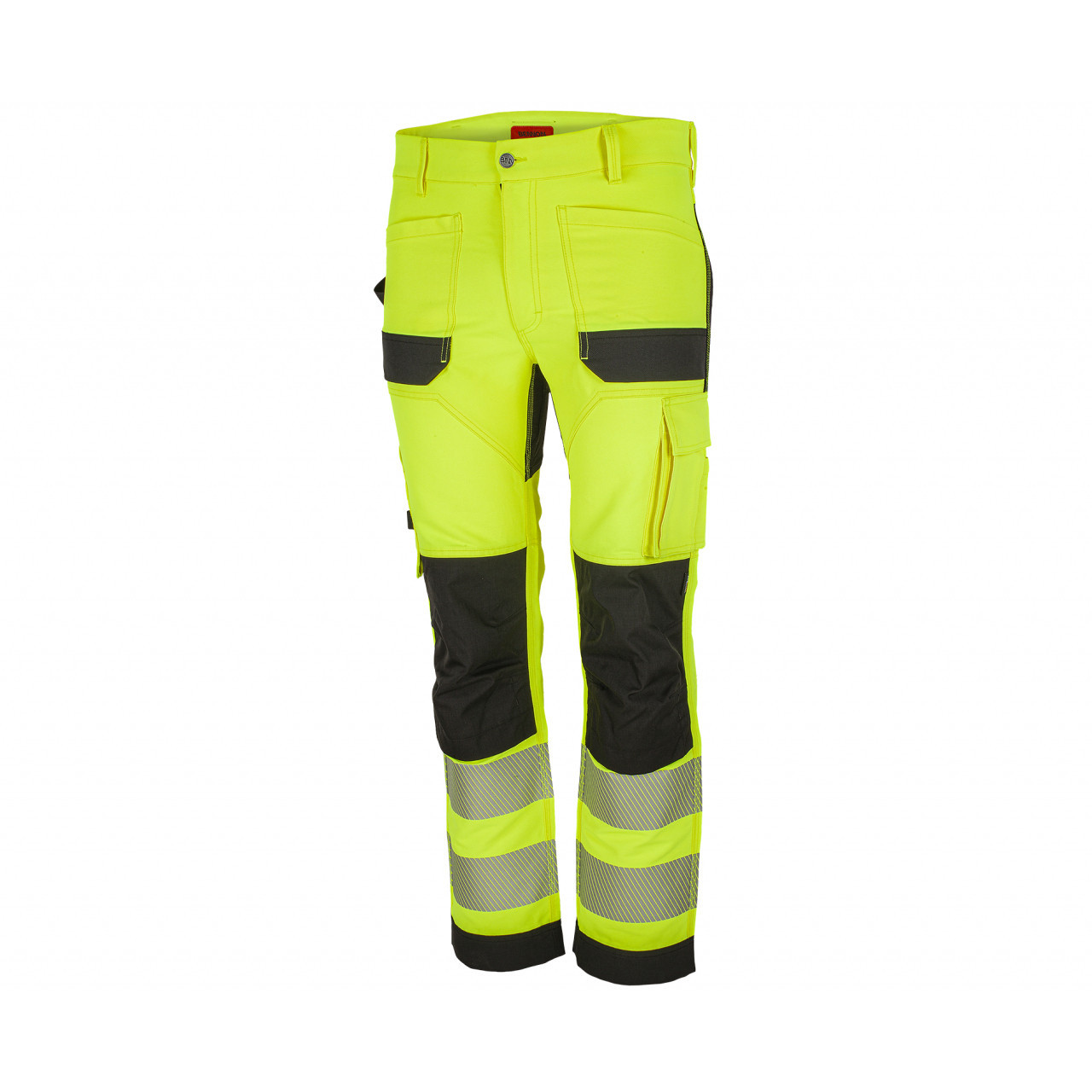 Nohavice pracovné Bennon Erebos Class 2 Hi-Vis - žlté-čierne, 44