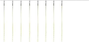 Verk 26021 Vánoční osvětlení Rampouchy 288 LED, 50 cm, IP44, 230V teplé bílé