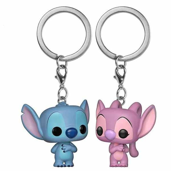Kľúčenka 2 Pack POP! Stitch & Angel (Disney)