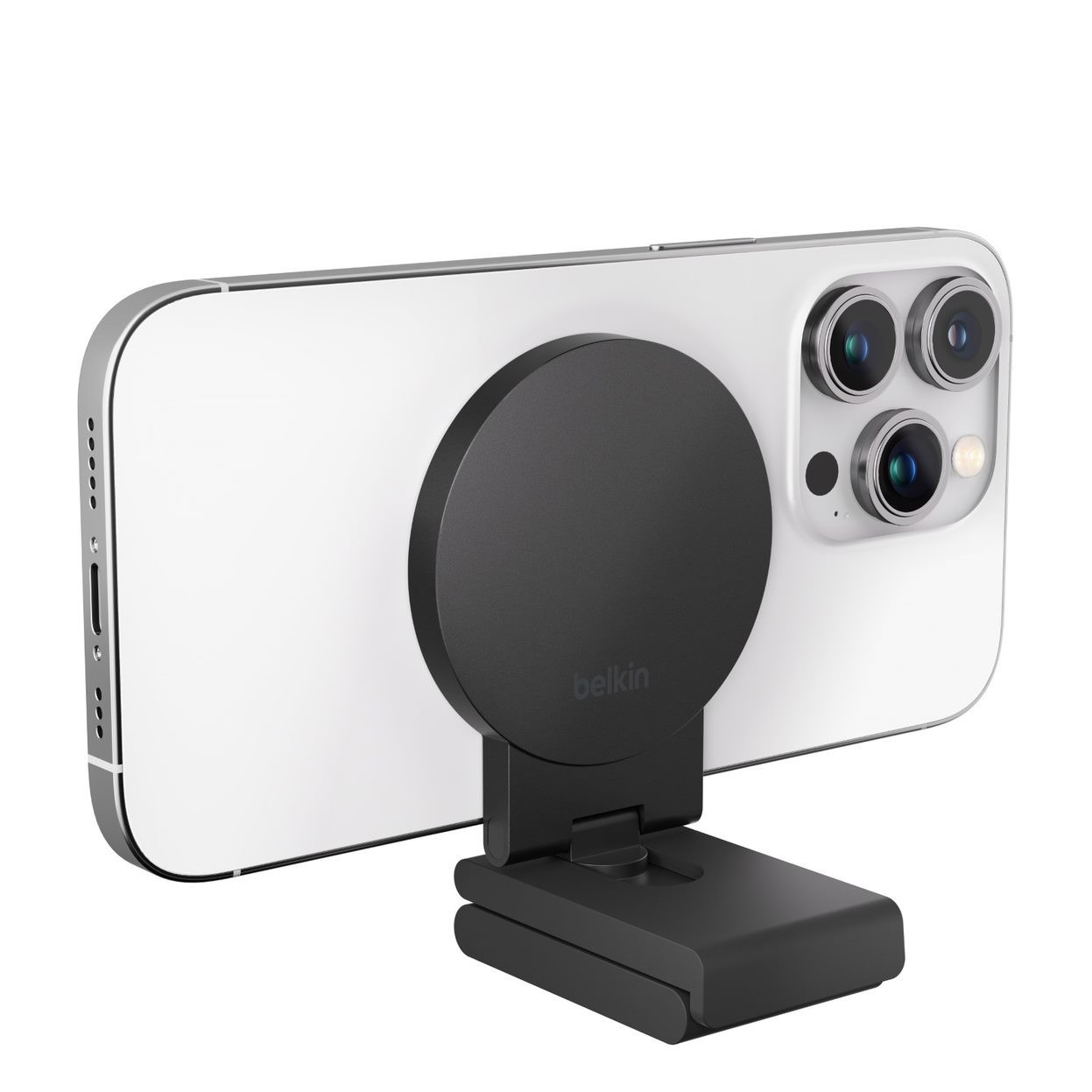 Belkin BOOST CHARGE™ MagSafe Magnetický držiak pre iPhone na monitory a TV, čierny