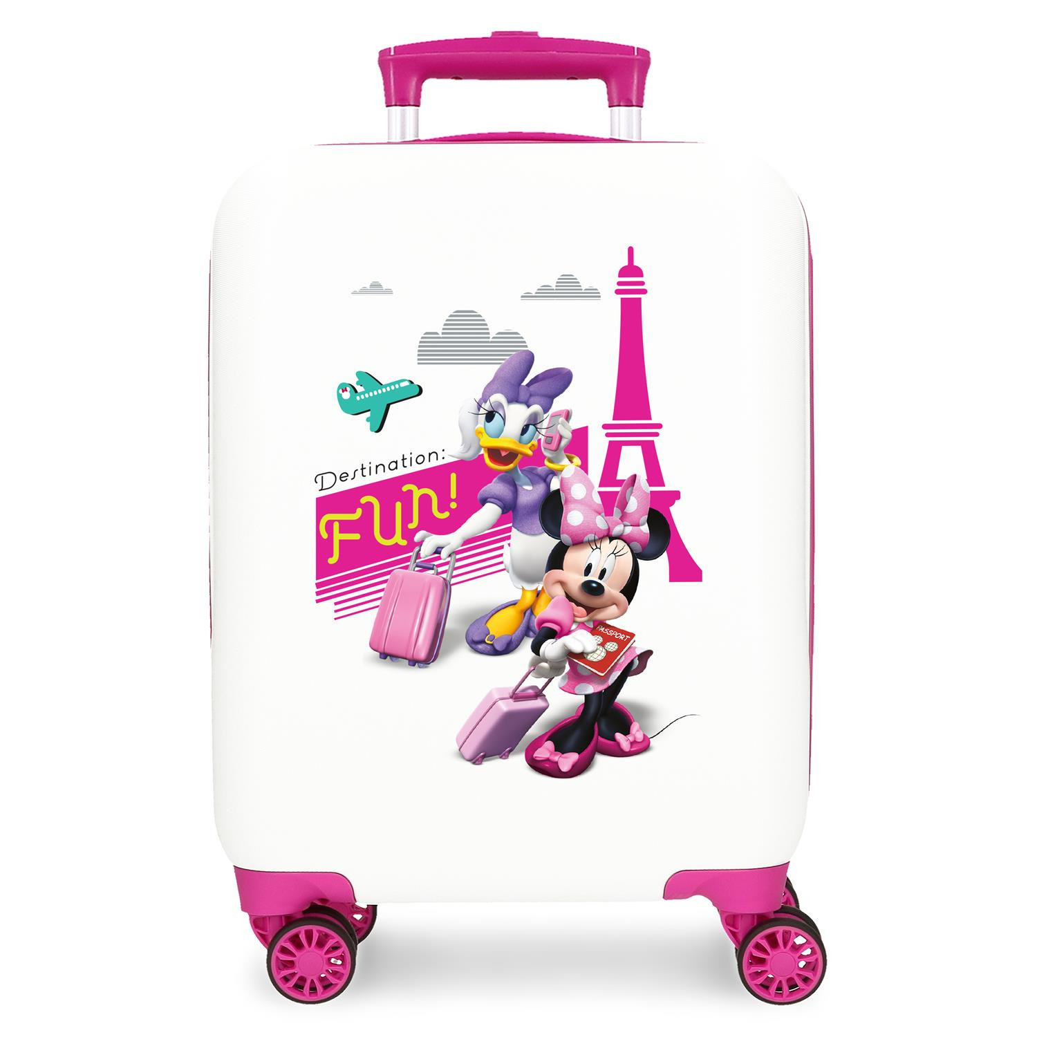 Minnie Mouse Detský cestovný kufor Disney Minnie & Daisy Paris - 33L